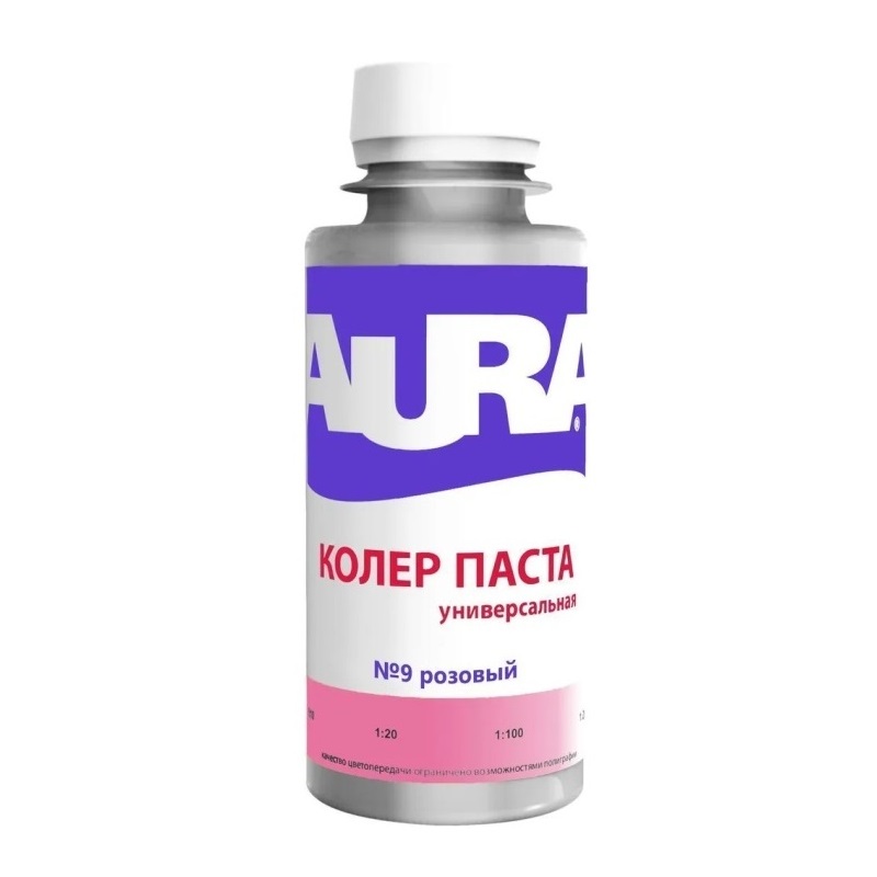 Колер паста "Aura розовый №9 0,1л