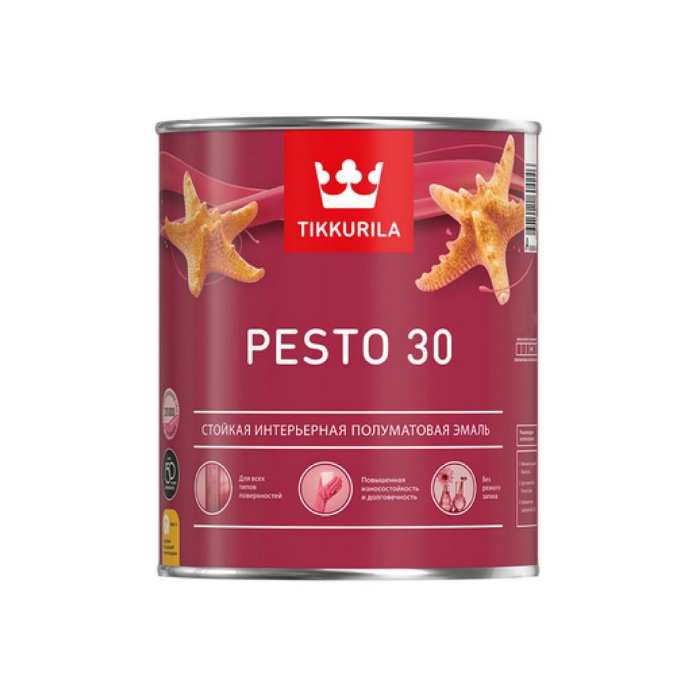 Краска PESTO 30 A полуматовая, 2,7л