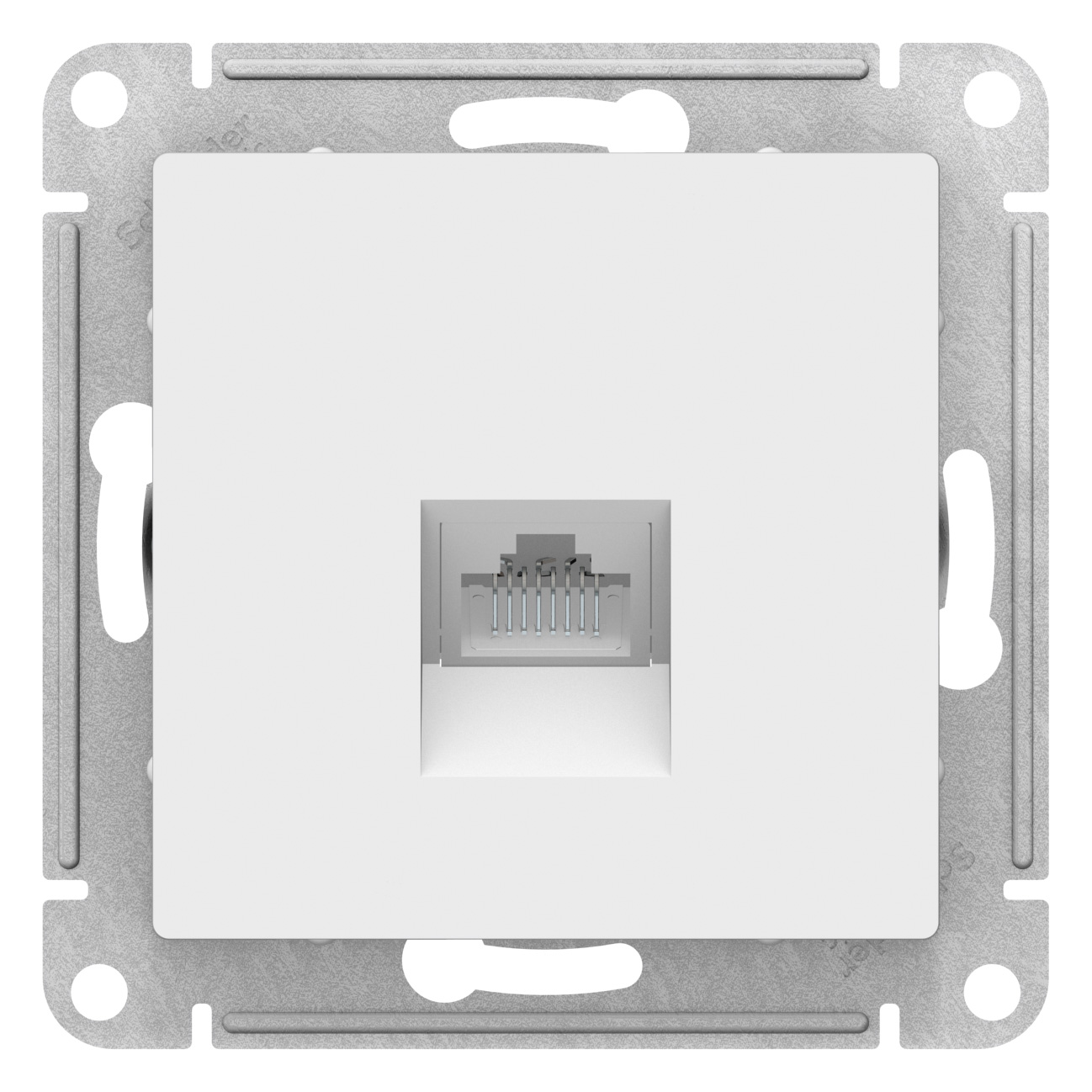 Розетка  ATLASDESIGN компьютерная RJ45, механизм, белый