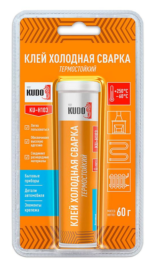 Клей «Холодная сварка» Термостойкий  60 г.