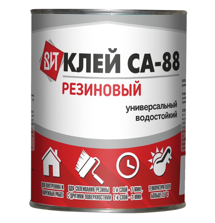 Клей резиновый 88 СА универсальный водостойкий 0,8л