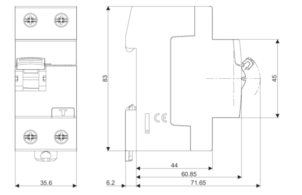 Устройство защитного отключения Legrand LR, 2р, 25 A, 30 мА, Арт.602136