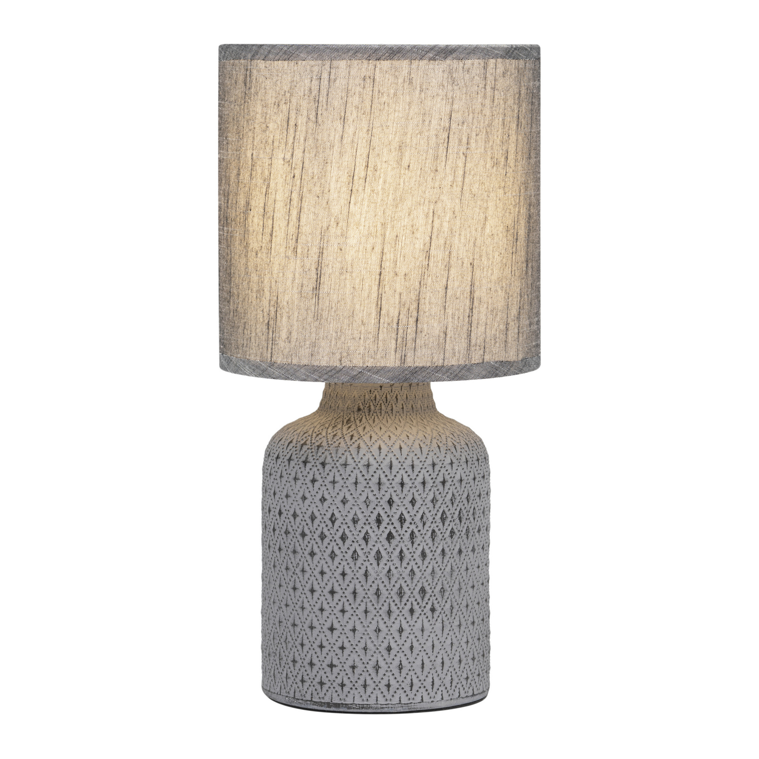Лампа настольная Rivoli Sabrina D7043-502 1хЕ14 40 Вт керамика черная с абажуром
