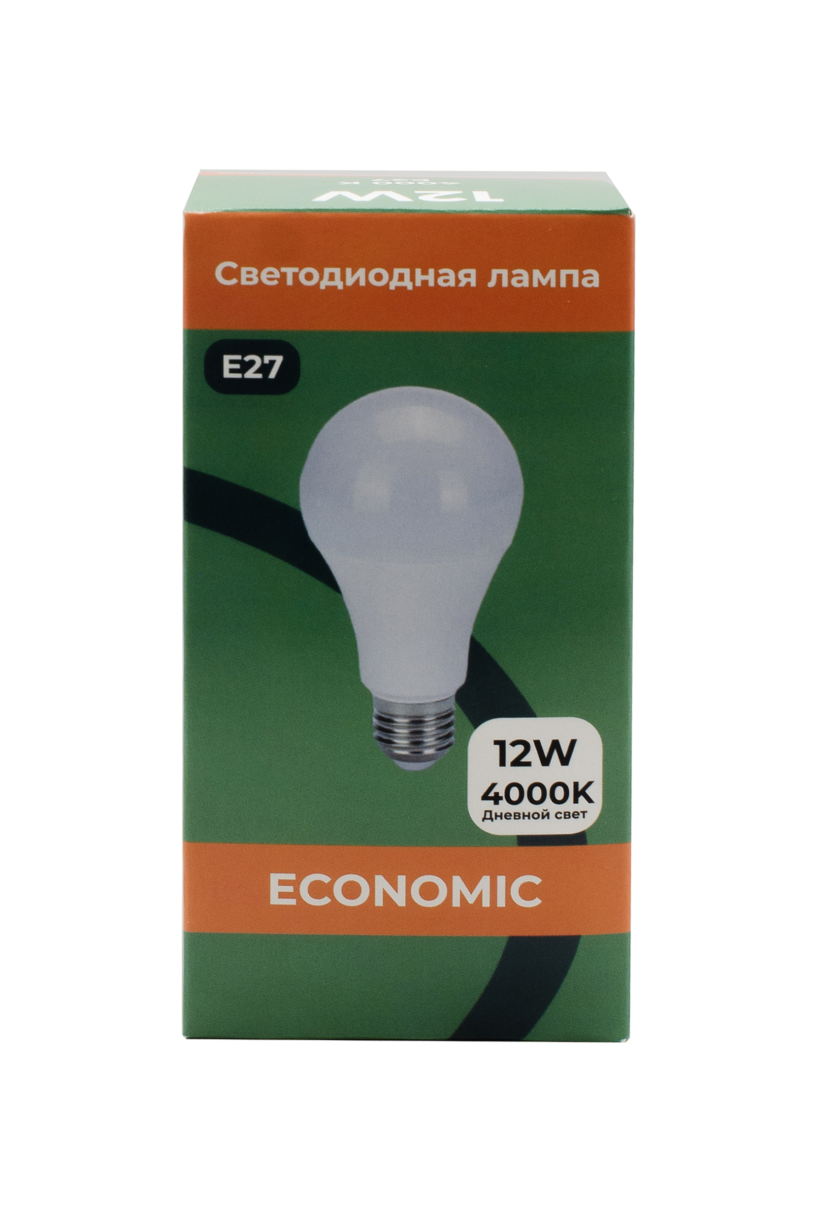 Лампа светодиодная Economic E27 12W 4000k A60