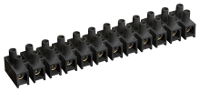 Зажим винтовой ЗВИ-3 н/г 1,0-2,5 мм2 (2 шт/блистер) ИЭК черные