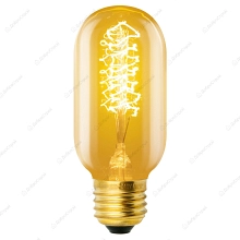 Лампа накаливания Uniel  Vintage, цилиндр IL-V-L45A-40/GOLDEN/E27