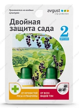 Комплекс препаратов от болезней и вредителей Август Топаз+Биотлин двойная защита 10+9 мл