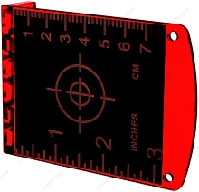 Мишень красная с встроенным магнитом ADA