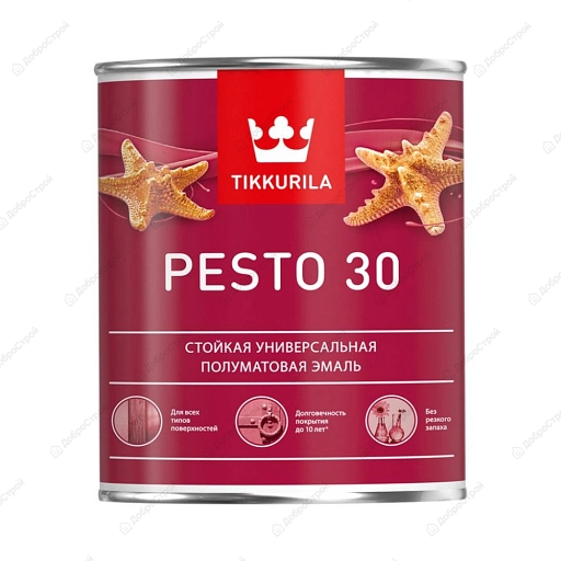 Краска PESTO 30 A полуматовая, 0,9л